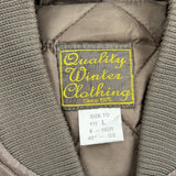 Workwear Unbranded Bomber Jacket - Large Brown Polyester