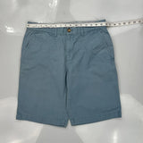 Tommy Hilfiger Chino Shorts - 31W 9L Blue Cotton