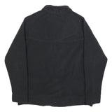 REEBOK Womens Black XL Polyester Zip Jacket Plain Lightweight Sportswear