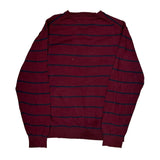 Tommy Hilfiger Striped Sweater - Medium Blue Cotton