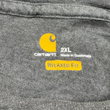 Carhartt T-Shirt - 2XL Gray Cotton