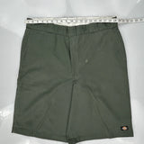 Dickies Chino Shorts - 38W 9L Green Cotton Blend