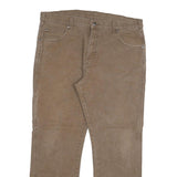 DICKIES Mens Jeans Beige Regular Straight Denim Medium W36 L30 Workwear Casual