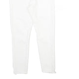 LEVI'S 721 High Rise Skinny Ankle Womens White Slim Skinny Denim W30 L27 Raw Hem