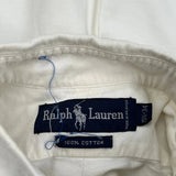 Ralph Lauren Shirt - Medium White Cotton