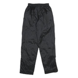 REEBOK Mens Joggers Black S W24 L29 Classic Straight Fit Lightweight Nylon