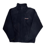 Chaps Ralph Lauren Full Zip Fleece Jacket - XL Black Polyester