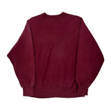 Lee College Sweatshirt - Medium Burgundy Cotton