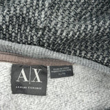 Armani Exchange Hoodie - XL Grey Cotton Blend