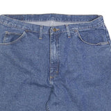 WRANGLER Mens Denim Blue Casual Shorts XL W38 Classic Cotton 5-Pocket Zip Fly