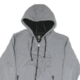 NFL Mens Grey Minnesota Vikings Cotton Blend Zip Up Hoodie L NFL Pro Line