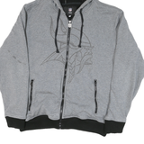 NFL Mens Grey Minnesota Vikings Cotton Blend Zip Up Hoodie L NFL Pro Line