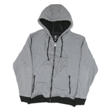 NFL Mens Grey Minnesota Vikings Cotton Blend Zip Up Hoodie L NFL Pro Line