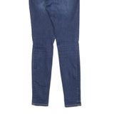 GAP Womens Slim Fit Skinny Denim Jeans Blue Cotton Blend W26 L30 Ripped Knee