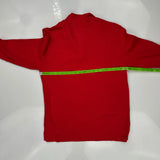 Polo By Ralph Lauren 1/4 Zip - Small Red Cotton