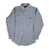 Yarmouth Ralph Lauren Shirt - Large Blue Cotton