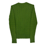 Tommy Hilfiger Cable Knit Sweater - Medium Green Cotton