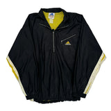 Adidas Windbreaker - Large Yellow Polyester