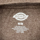 Dickies T-Shirt - Medium Brown Cotton Blend