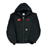 Psc Monroe Mi 250,000 Man Hours Carhartt Jacket - Large Black Cotton