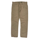 Lacoste Trousers - 33W 31L Beige Cotton Blend