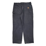 Carhartt Carpenter Pants - 36W 30L Gray Cotton