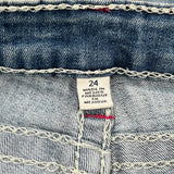 True Religion Skinny Jeans - 22W UK 0 Blue Cotton