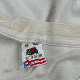 Golf Fruit Of The Loom Single Stitch T-Shirt - XL White Cotton