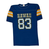 Hawaii Gulf Coast Football Football Shirt - Medium Blue Cotton