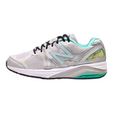NEW BALANCE Sneaker Trainers Silver Synthetic Womens UK 5