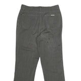 TRUSSARDI Womens Grey Polyester Blend Regular Fit Straight Leg Trousers W28 L27