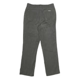 TRUSSARDI Womens Grey Polyester Blend Regular Fit Straight Leg Trousers W28 L27
