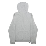PUMA Mens Grey Hoodie S Cotton Blend Pullover Sweatshirt Casual