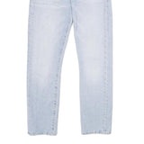 GUESS Mens Slim Fit Light Blue Denim Jeans W26 L28 Stylish Zip Closure