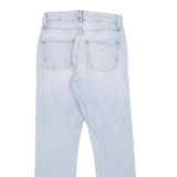 GUESS Mens Slim Fit Light Blue Denim Jeans W26 L28 Stylish Zip Closure