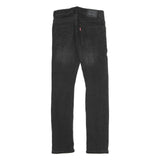 LEVI'S 510 Womens Jeans Black Slim Skinny Denim Medium W26 L29 Stretch