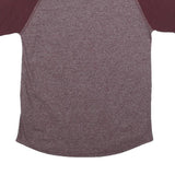 DIESEL Mens Maroon & Burgundy Graphic T-Shirt S Short Sleeve Crew Neck Cotton