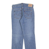 LEVI'S 505 Womens Jeans Blue Regular Straight Denim Medium W30 L32 Classic Zip
