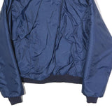 STEARNS Mens Blue & Green Zip Jacket M Polyester Plain Warm Casual