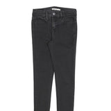 LEVI'S 710 Womens Jeans Black Slim Skinny Denim W28 L32 Stretch Cotton Blend