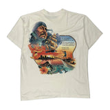 Mother Mother Ocean Caribbean Surf Single Stitch T-Shirt - XL Cream Cotton