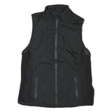 CALVIN KLEIN Womens Black Outdoor Jacket S Polyester Blend Plain Zip Lightweight