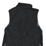 CALVIN KLEIN Womens Black Outdoor Jacket S Polyester Blend Plain Zip Lightweight