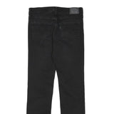LEVI'S Womens Black Slim Skinny Denim Raw Zip Jeans W28 L27 Stylish Casual