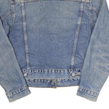 LEVI'S Womens Blue Denim Jacket M Cotton Blend Classic Style Button Closure