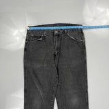 Dickies Jeans - 32W 30L Black Cotton