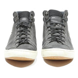 LACOSTE Mens High Top Leather Black UK 7.5 Casual Ankle Boots Stylish