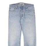 LEVI'S 505 Mens Jeans Blue Regular Straight Denim Light W34 L29 Classic Cotton