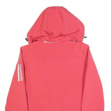 KANGAROOS Womens Pink Outdoor Jacket S Polyester Blend Hooded Zip Windproof