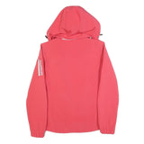 KANGAROOS Womens Pink Outdoor Jacket S Polyester Blend Hooded Zip Windproof